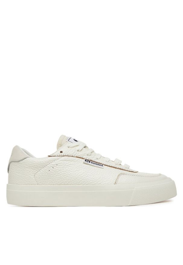 Superga Tenisówki 3842 Court S2161NW Biały. Kolor: biały. Materiał: skóra