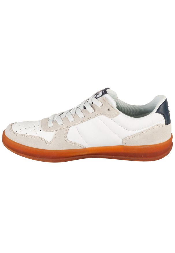 skechers - Buty sportowe Sneakersy męskie, New Wave Cup - Calven. Kolor: biały. Sport: turystyka piesza