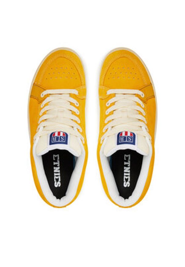 Etnies Sneakersy Sal 23 4102000155 Żółty. Kolor: żółty. Materiał: skóra, zamsz