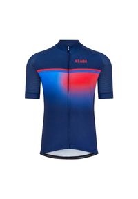 KEADA SPORTS - Damska koszulka kolarska z krótkim rękawem – Jekyll Two. Kolor: czerwony, niebieski, wielokolorowy. Długość rękawa: krótki rękaw. Długość: krótkie. Sport: kolarstwo #1