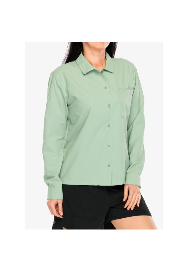 ROYAL ROBBINS - Koszula przeciw komarom damska Royal Robbins Expedition III L/S. Okazja: na co dzień. Kolor: zielony. Styl: casual