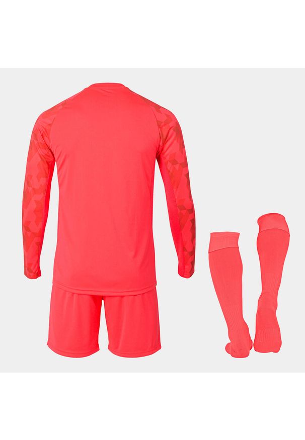 Zestaw do piłki nożnej męski Joma Zamora VII. Kolor: czerwony, pomarańczowy, różowy, wielokolorowy. Materiał: dresówka. Sport: piłka nożna