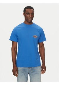 Quiksilver T-Shirt EQYZT08046 Niebieski Regular Fit. Kolor: niebieski. Materiał: bawełna