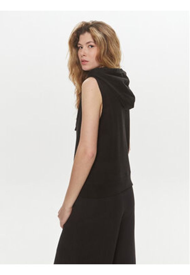 Brave Soul Bluza LSS-605FALLONBLK Czarny Straight Fit. Kolor: czarny. Materiał: syntetyk