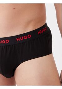 Hugo - HUGO Komplet slipów Hipbrief Triple 50532570 Czarny. Kolor: czarny. Materiał: bawełna #7