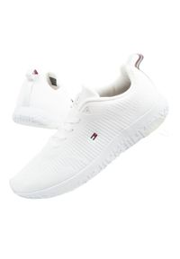 TOMMY HILFIGER - Buty sportowe sneakersy męskie Tommy Hilfiger Corporate. Kolor: biały