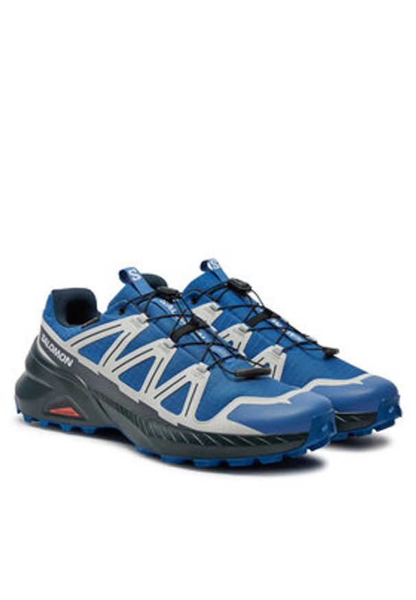 salomon - Salomon Buty do biegania Speedcross Peak Gore-Tex L47602200 Niebieski. Kolor: niebieski. Materiał: materiał. Technologia: Gore-Tex. Model: Salomon Speedcross