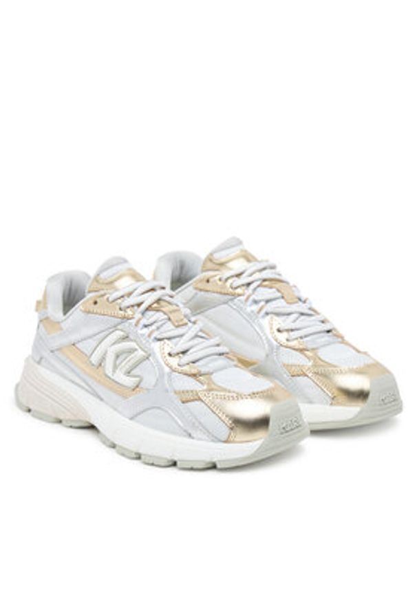 Karl Lagerfeld - KARL LAGERFELD Sneakersy Orion KL65525 Srebrny. Kolor: srebrny. Materiał: skóra