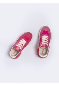 Big-Star - Sneakersy damskie z zamszowymi wstawkami różowe NN274961 602. Okazja: na spacer. Kolor: różowy. Materiał: zamsz. Sport: turystyka piesza #6