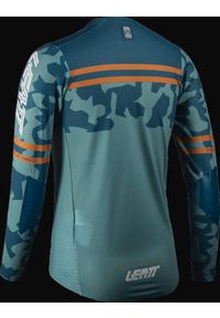 LEATT - Bluza rowerowa damska Leatt Jersey MTB Gravity 4.0. Kolor: niebieski. Materiał: jersey. Długość rękawa: długi rękaw