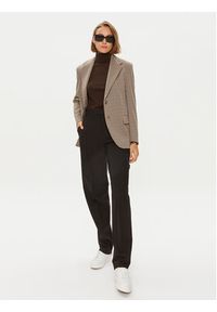 Weekend Max Mara Marynarka Veletta 2425916051 Brązowy Regular Fit. Kolor: brązowy. Materiał: syntetyk