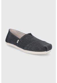 Toms Espadryle kolor czarny. Kolor: czarny. Materiał: guma #5