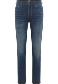 Męskie Spodnie Jeansowe Mustang Style Frisco Skinny Denim Blue 1015854 5000 883