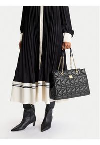 Karl Lagerfeld - KARL LAGERFELD Torebka A4W30085 Czarny. Kolor: czarny. Materiał: skórzane #1