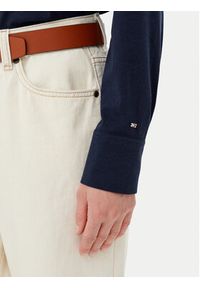 TOMMY HILFIGER - Tommy Hilfiger Koszula WW0WW45983 Granatowy Regular Fit. Kolor: niebieski. Materiał: bawełna, wiskoza #4
