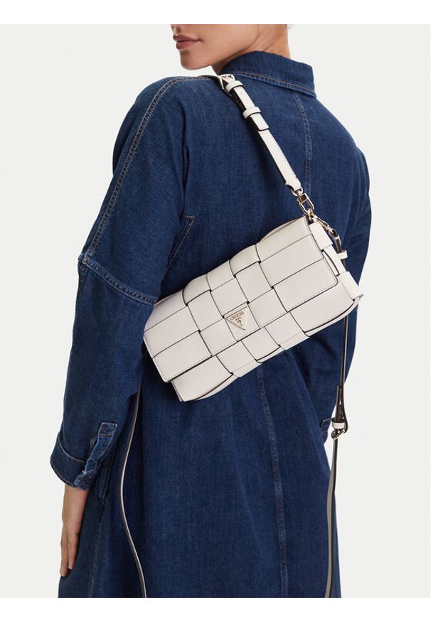 Guess Torebka Maylee HWWG96 61190 Biały. Kolor: biały. Materiał: skórzane