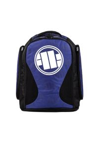 PITBULL WEST COAST - Plecak Treningowy Duży Logo Niebieski. Kolor: niebieski