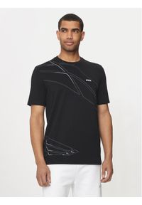 BOSS - Boss T-Shirt Tee 10 50513011 Czarny Regular Fit. Kolor: czarny. Materiał: bawełna