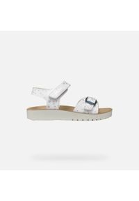 Sandały Geox Model J Sandal Costarei Gi Kolor Biały. Kolor: biały. Materiał: syntetyk, skóra. Sezon: lato