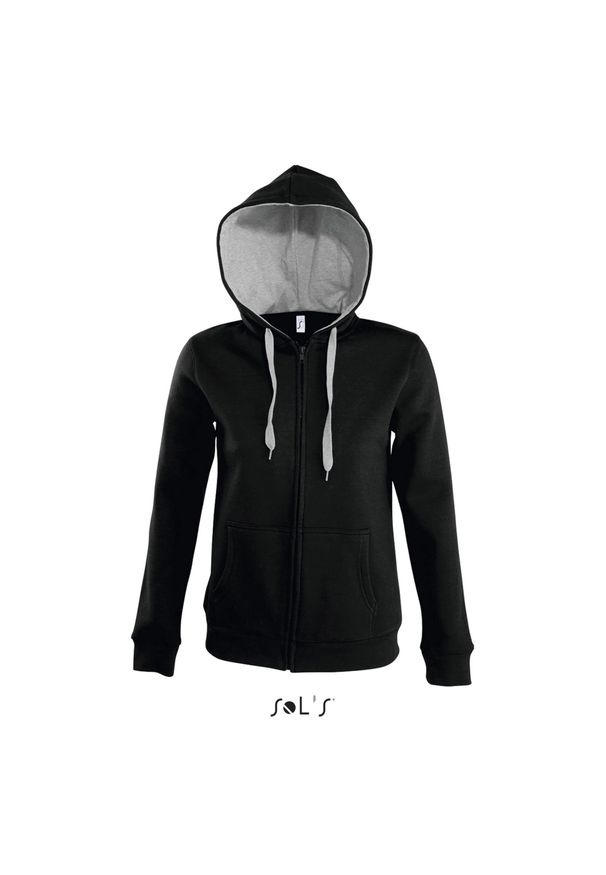 SOL'S - Bluza damska z kapturem Sol's Soul. Typ kołnierza: kaptur. Kolor: czarny