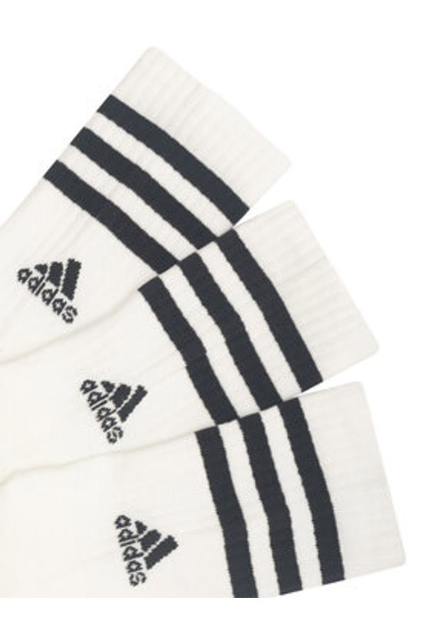 Adidas - adidas Skarpety HT3458 3-PACK Biały. Kolor: biały. Materiał: bawełna