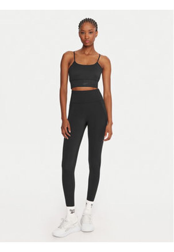 Reebok Biustonosz sportowy Reebok X Ewa Chodakowska RK25310CCW Czarny. Kolor: czarny. Materiał: syntetyk