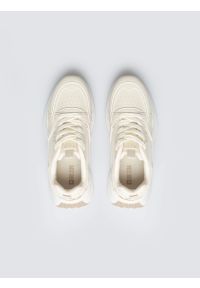 Big-Star - Sneakersy damskie beżowe TT274024 801. Okazja: na co dzień. Nosek buta: okrągły. Kolor: beżowy. Materiał: materiał, syntetyk #5