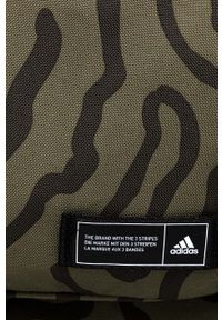 adidas Performance plecak kolor zielony duży wzorzysty. Kolor: zielony. Materiał: poliester #3