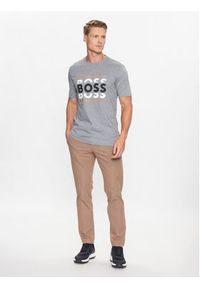 BOSS - Boss T-Shirt 50495735 Szary Regular Fit. Kolor: szary. Materiał: bawełna #3