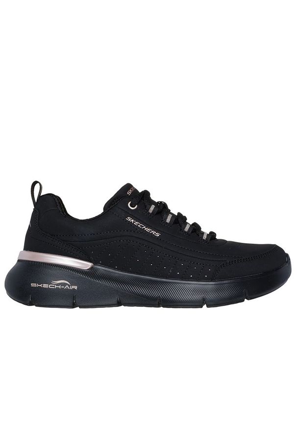 skechers - Buty damskie Skechers Dynamight 2.0 Modern Glimpse 150373BKRG - czarne. Zapięcie: sznurówki. Kolor: czarny. Materiał: guma, skóra, syntetyk, materiał. Szerokość cholewki: normalna. Model: Skechers Sport. Sport: fitness, turystyka piesza