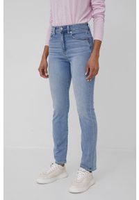 GAP jeansy damskie high waist. Stan: podwyższony. Kolor: niebieski #1