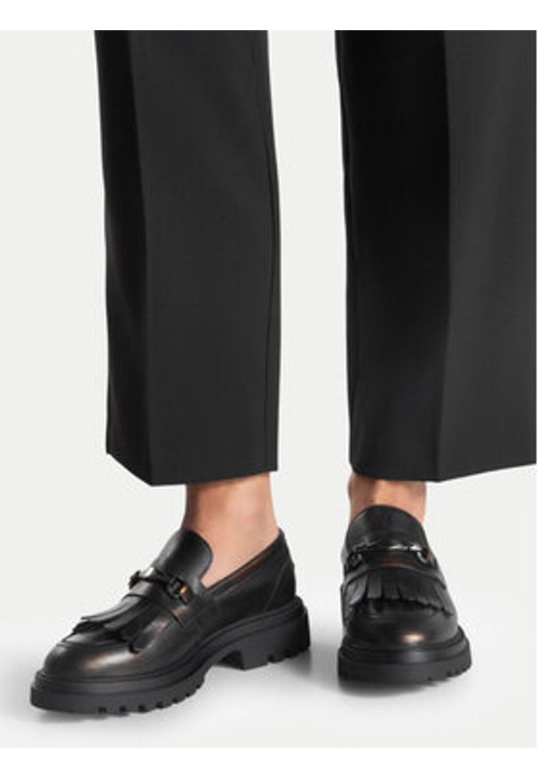 Gino Rossi Loafersy KEMER-1078-24 Brązowy. Kolor: brązowy. Materiał: skóra