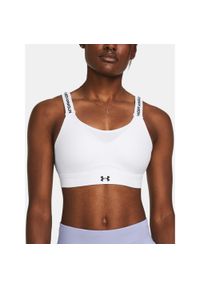 Biustonosz treningowy Under Armour Infinity High 2.0. Kolor: biały. Sport: fitness #1