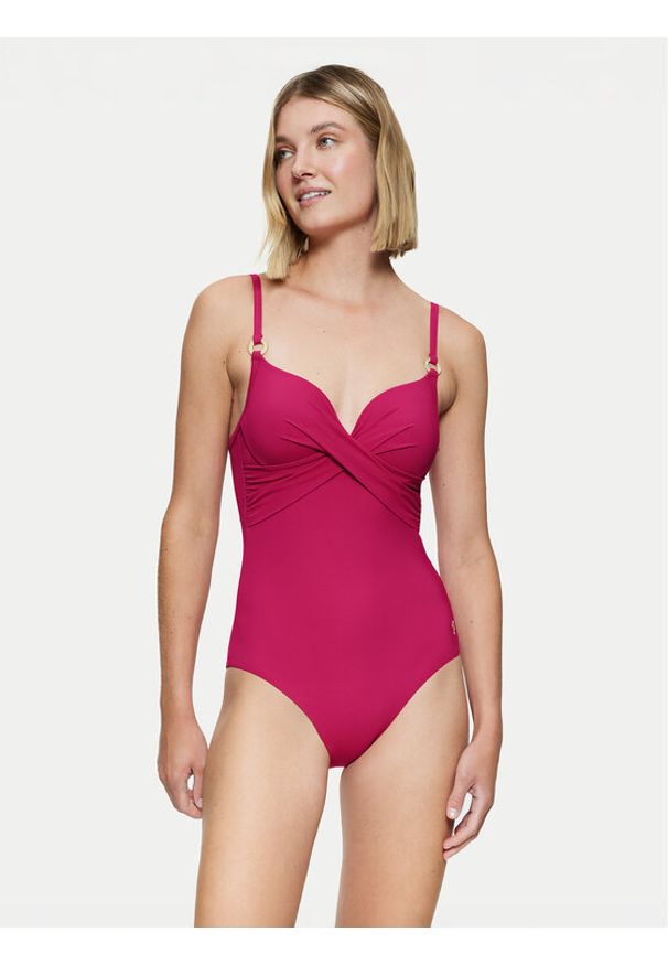 Triumph Strój kąpielowy Summer Twist 10222265 Różowy. Kolor: różowy. Materiał: syntetyk