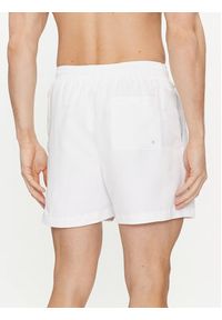 Calvin Klein Swimwear Szorty kąpielowe KM0KM00991 Biały Regular Fit. Kolor: biały. Materiał: syntetyk #3
