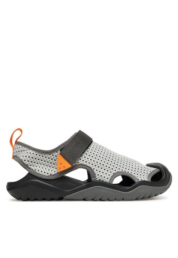 Crocs Sandały Swiftwater™ Mesh Deck 211095 Szary. Kolor: szary. Materiał: mesh