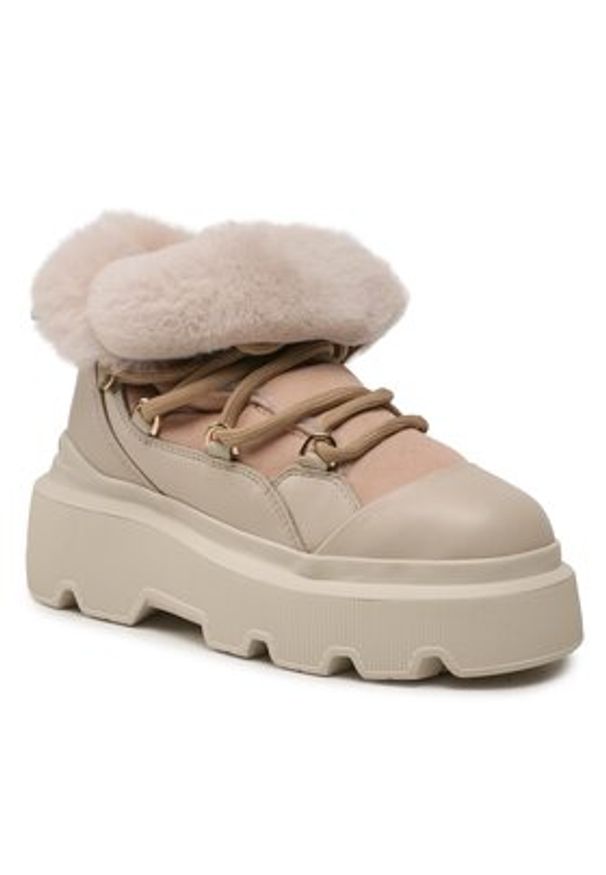 Inuikii Śniegowce Endurance 75202-112 Beżowy. Kolor: beżowy. Materiał: skóra