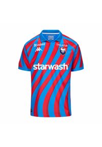 Kappa - Koszulka domowa dla dzieci SM Caen 2024/25. Kolor: wielokolorowy, niebieski, czerwony. Sport: piłka nożna #1