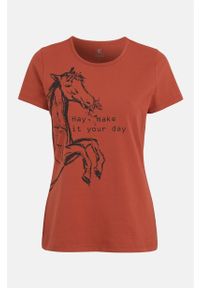 T-shirt marki Cellbes Equestrian. Kolor: czerwony. Materiał: materiał #4