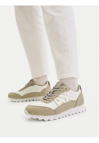 Armani Exchange Sneakersy XW002150 AF19388 MZ396 Beżowy. Kolor: beżowy. Materiał: skóra #7
