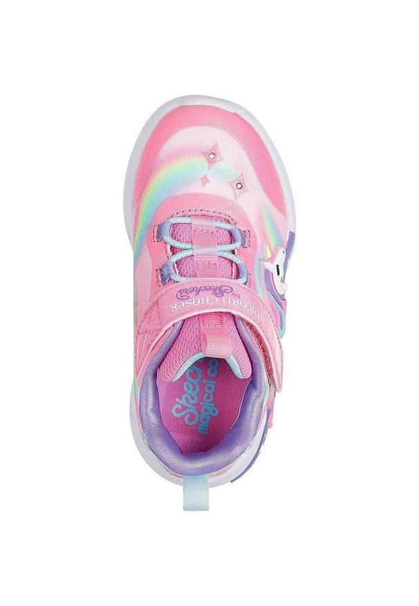 skechers - Adidasy Skechers Unicorn Chaser, Dzieci. Okazja: na uczelnię. Kolor: różowy. Materiał: materiał, syntetyk. Model: Skechers Sport. Sport: joga i pilates