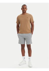 BOSS T-Shirt Waffle 50535891 Beżowy Regular Fit. Kolor: beżowy. Materiał: bawełna #2
