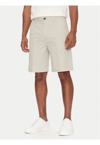 BOSS Szorty materiałowe Chino-Straight-S 50539161 Beżowy Regular Fit. Kolor: beżowy. Materiał: bawełna