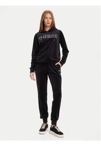 Guess Spodnie dresowe V3BB27 K0232 Czarny Regular Fit. Kolor: czarny. Materiał: syntetyk #3