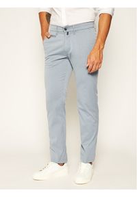 Pierre Cardin Spodnie materiałowe Lyon 33747/000/4777 Niebieski Regular Fit. Kolor: niebieski. Materiał: materiał #1