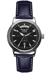 AVIATOR - Zegarek męski Aviator V.3.20.0.142.4.BLDDD niebieski. Kolor: niebieski #1