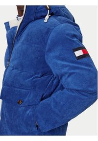 TOMMY HILFIGER - Tommy Hilfiger Kurtka puchowa MW0MW41361 Niebieski Regular Fit. Kolor: niebieski. Materiał: syntetyk #6