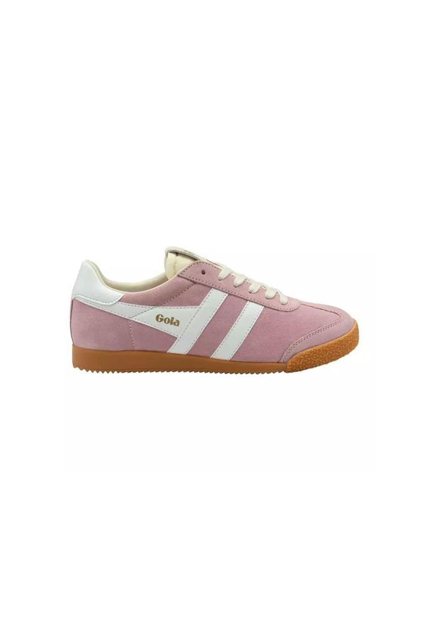 Buty do chodzenia damskie Gola Elan 2025. Zapięcie: sznurówki. Kolor: różowy. Materiał: guma, skóra, tkanina. Szerokość cholewki: normalna. Sport: turystyka piesza