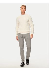 GANT - Gant Sweter 8050601 Beżowy Regular Fit. Kolor: beżowy. Materiał: bawełna #3