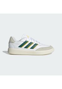 Adidas - Buty Courtblock. Okazja: na co dzień. Kolor: zielony, biały, wielokolorowy, żółty. Sport: turystyka piesza